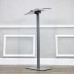 FixtureDisplays® Acrylic Podium for Floor, Aluminum Pole & Base - Clear & Silver 119741